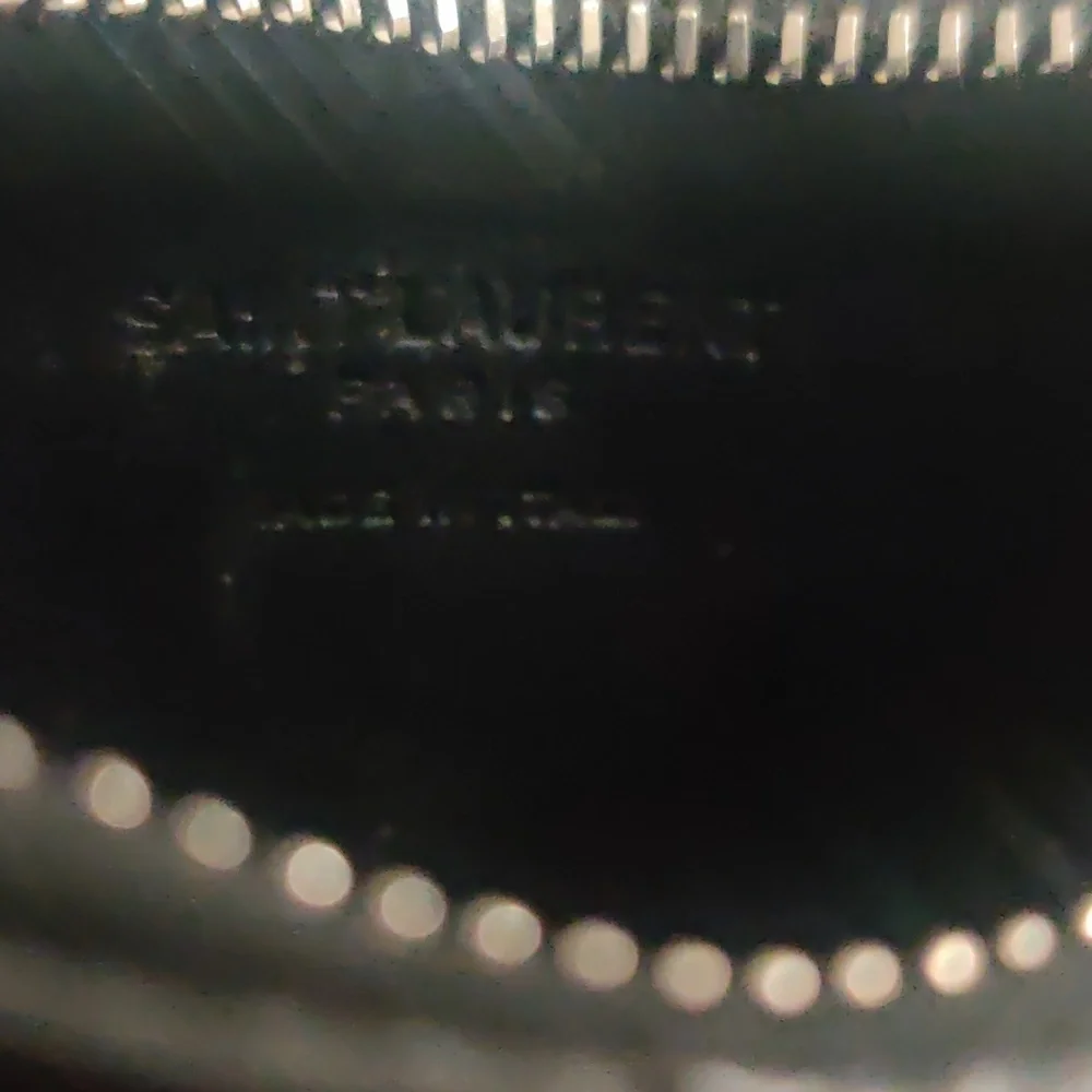 Saint Laurent Heart Fragment Zipped Card Case Wallet